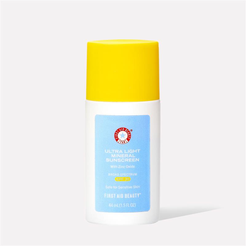 first aid beauty Ultra Light Liquid Mineral Sunscreen with Zinc Oxide SPF 30 Sunscreen