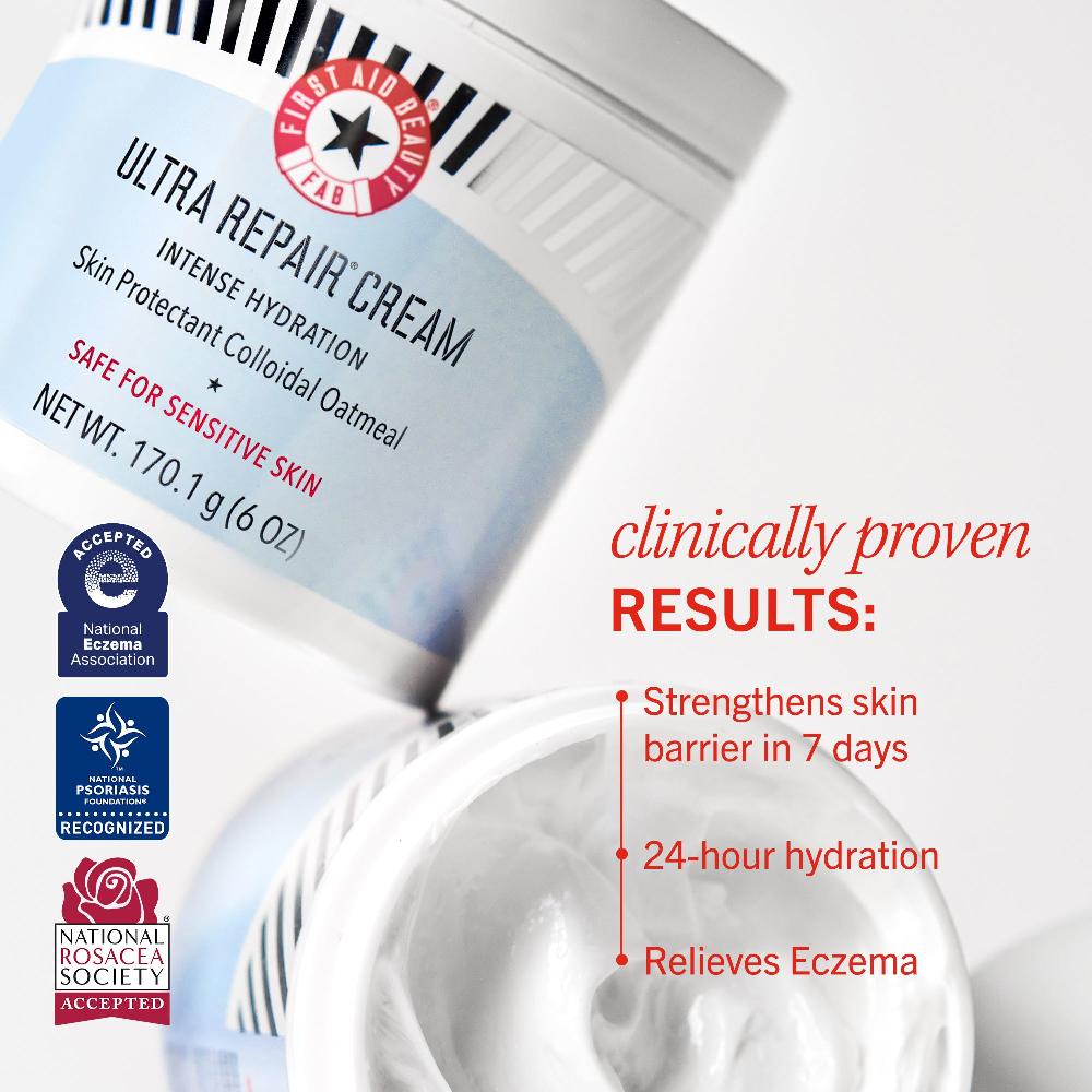 First Aid Beauty Ultra Repair Cream Intense Hydration Travel Size Moisturizer