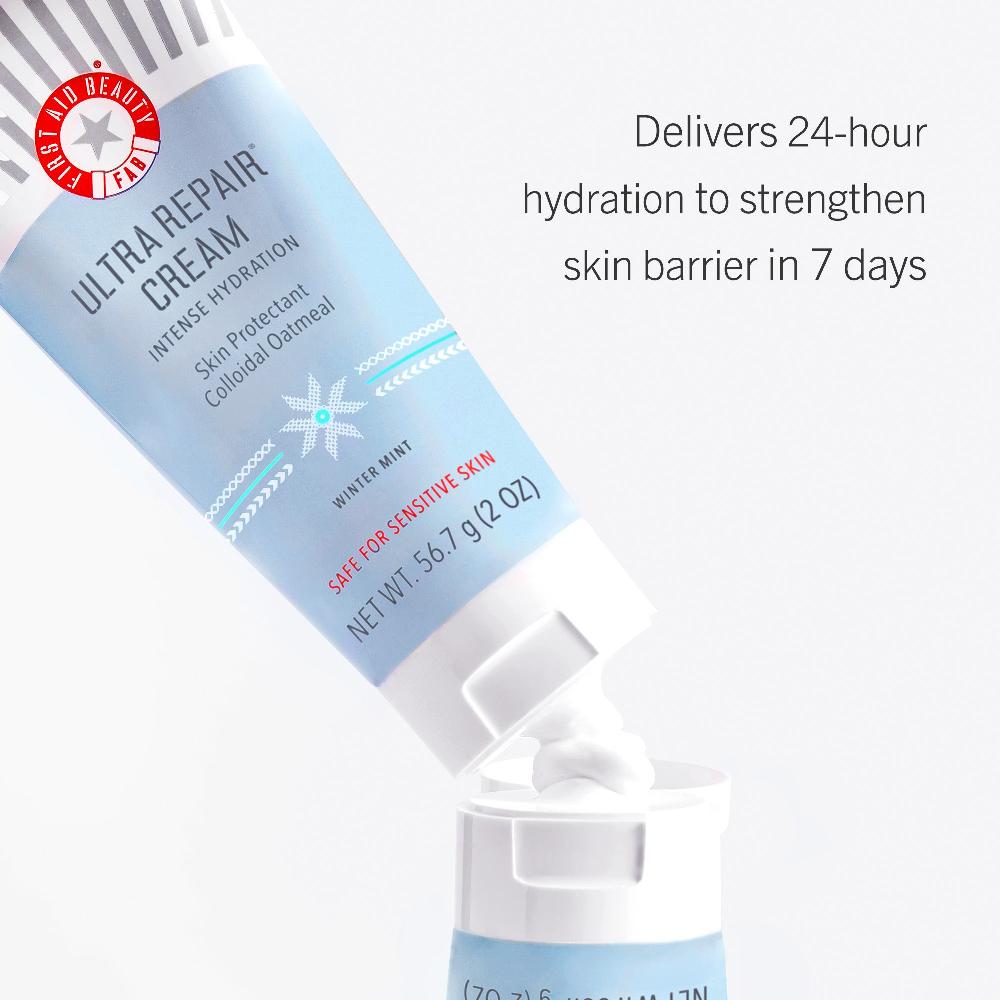 First Aid Beauty Ultra Repair Cream Winter Mint Deluxe Mini Moisturizer