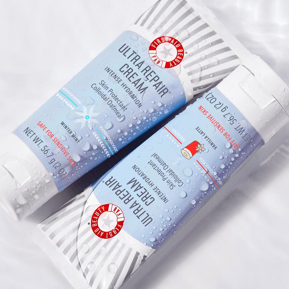 First Aid Beauty Ultra Repair Cream Winter Mint Deluxe Mini Moisturizer