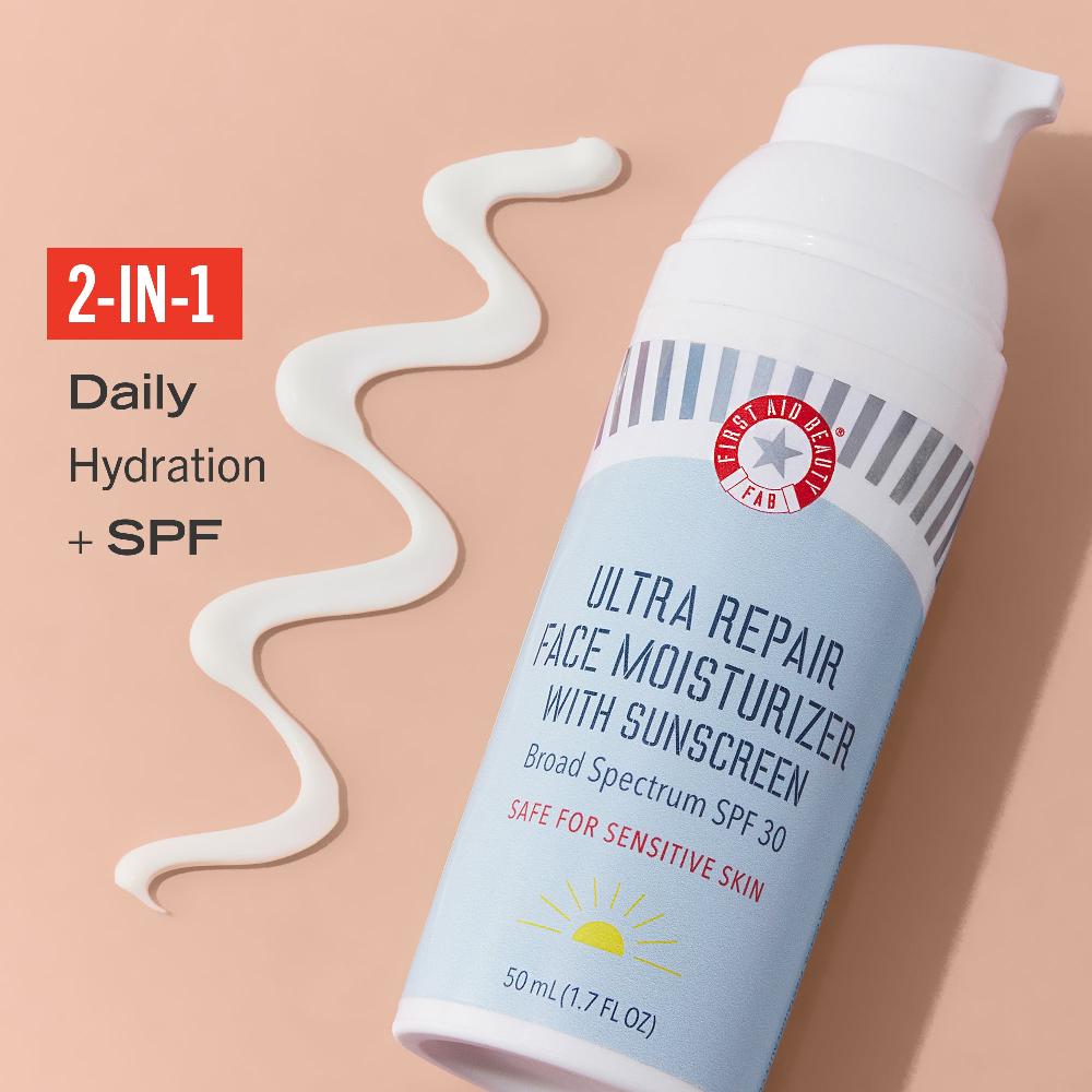 First Aid Beauty Ultra Repair Face Moisturizer With Sunscreen Broad Spectrum SPF 30 Moisturizer