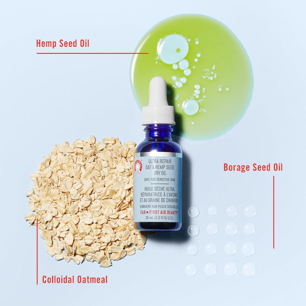 First Aid Beauty Ultra Repair Oat + Hemp Seed Dry Oil Treatment