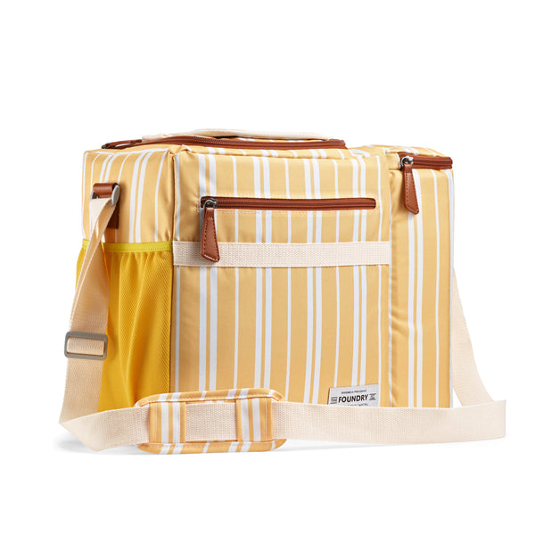 fit & fresh Dual Compartment Cooler Golden Summer Stripe