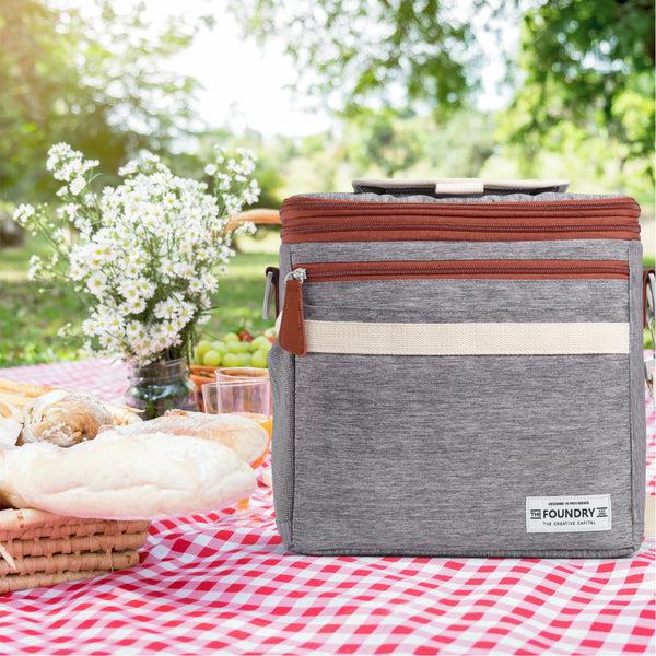 Fit & Fresh 12 Can Cooler Steel