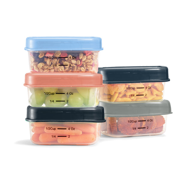 Fit & Fresh Adult 1/2 Cup Containers Multicolor