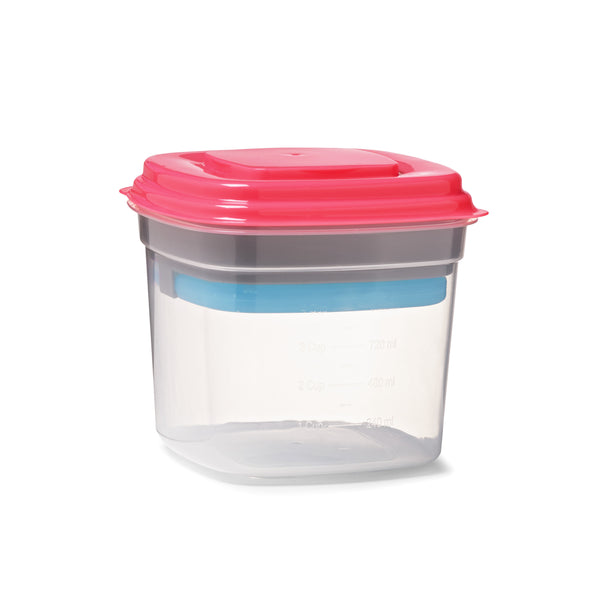 Fit & Fresh Adult Salad Shaker Container Pink