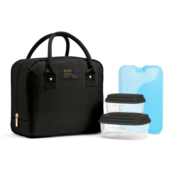 fit & fresh Bloomington Lunch Bag Black