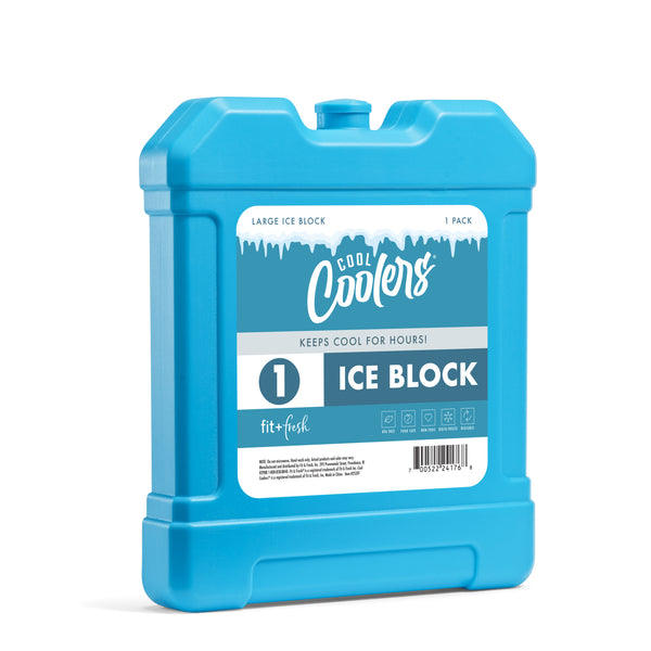 fit & fresh Cool Coolers Ice Block Blue