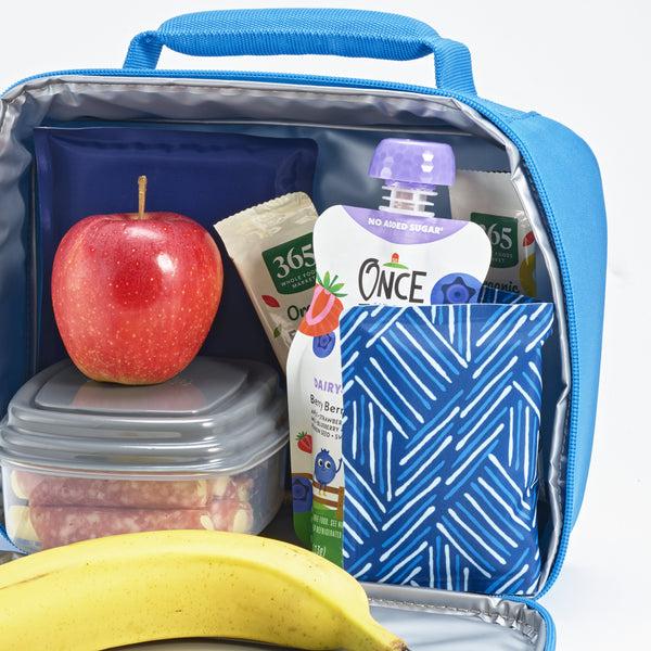 Fit & Fresh Cool Coolers Soft Ice Navy Sketch