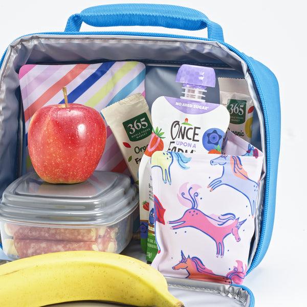 Fit & Fresh Cool Coolers Soft Ice Unicorn Stripes