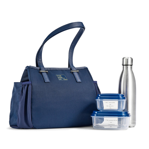 fit & fresh Copley Lunch Bag Navy
