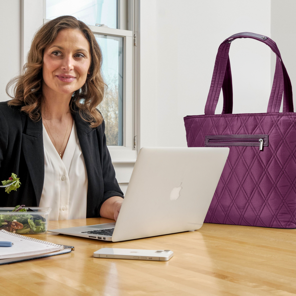 Fit & Fresh Metro Tote Plum