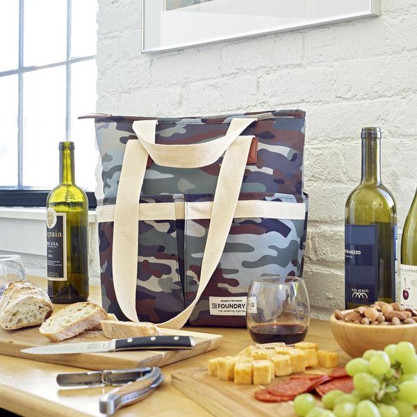 Fit & Fresh Wine Cooler Tote Camo