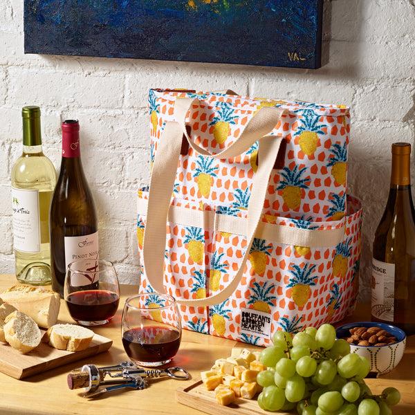 Fit & Fresh Wine Cooler Tote Pineapple