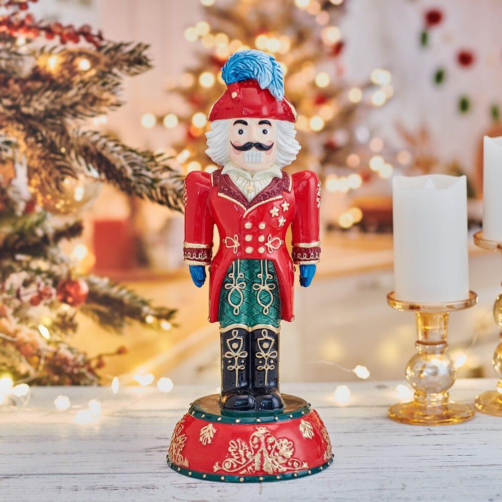 fitz and floyd Albert Holiday Nutcracker Figurine 14.75 IN