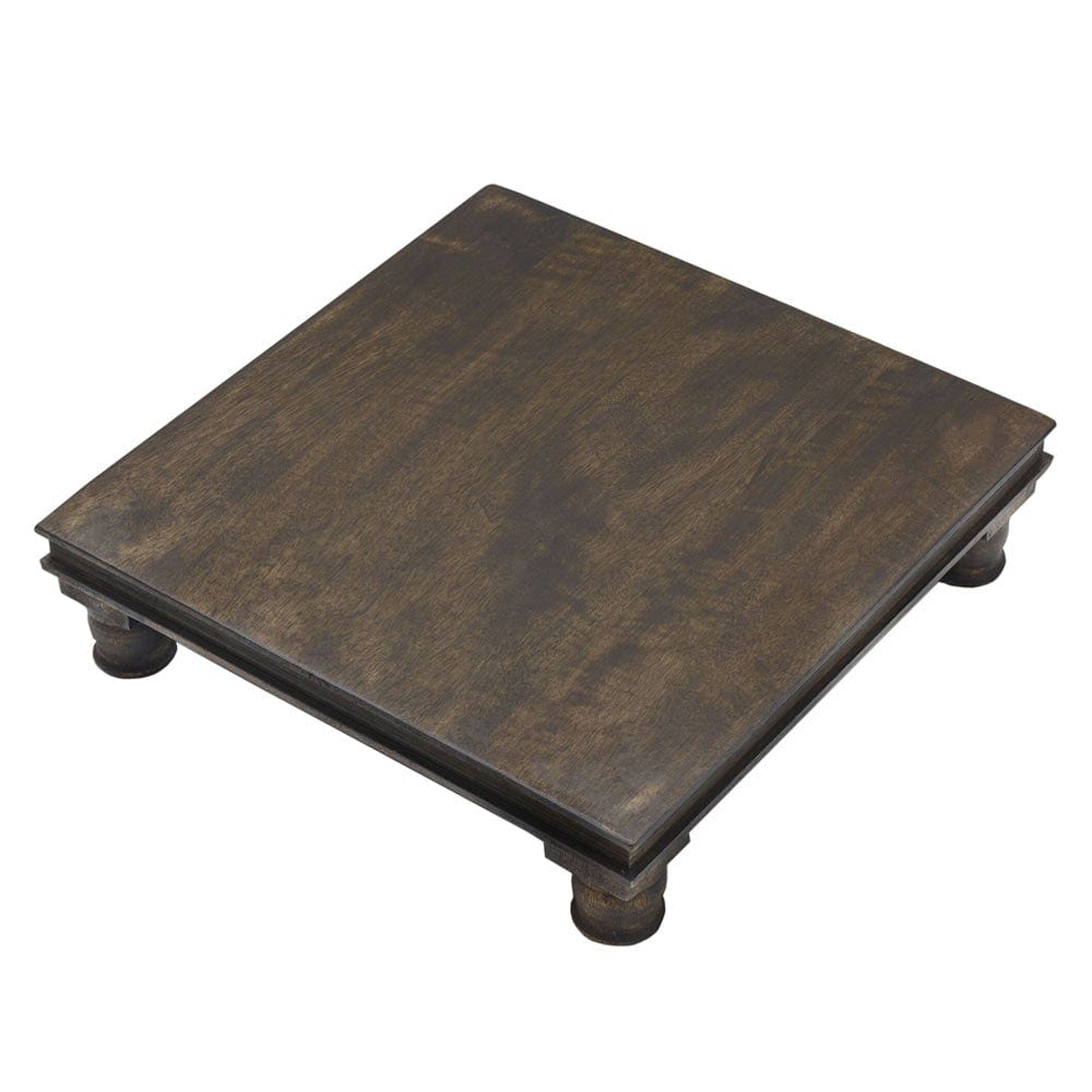 Fitz And Floyd Austin Craft 12 Inch Raised Mango Wood Serving Board Espresso