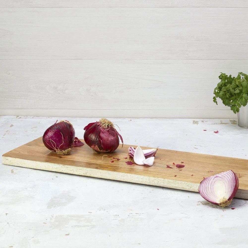 fitz and floyd Austin Craft Charcuterie White Serving Board 39 IN