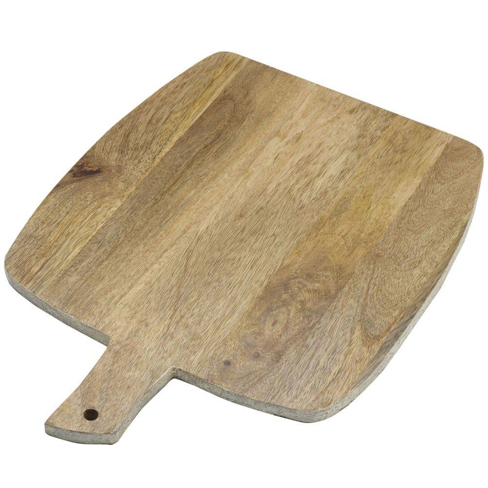 Fitz And Floyd Austin Craft Upton Mango Wood Cheese Charcuterie Serving Board White