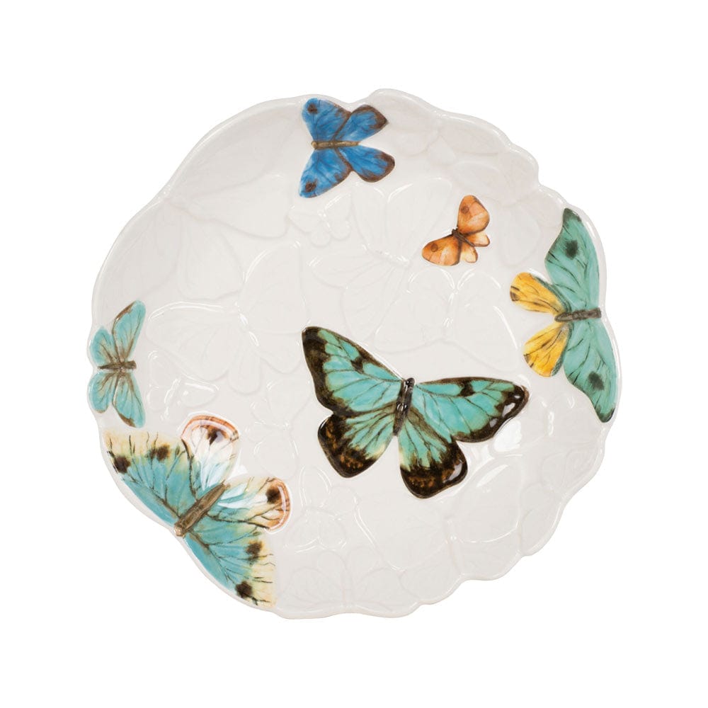 Fitz And Floyd Butterfly Fields Individual Dinner Bowl