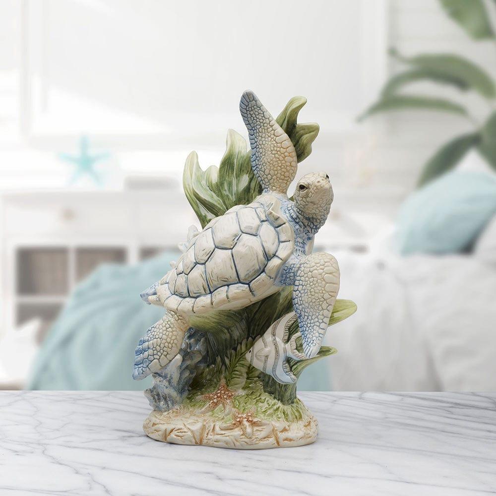 fitz and floyd Coastal Home Sea Turtle Figurine 10.25 IN