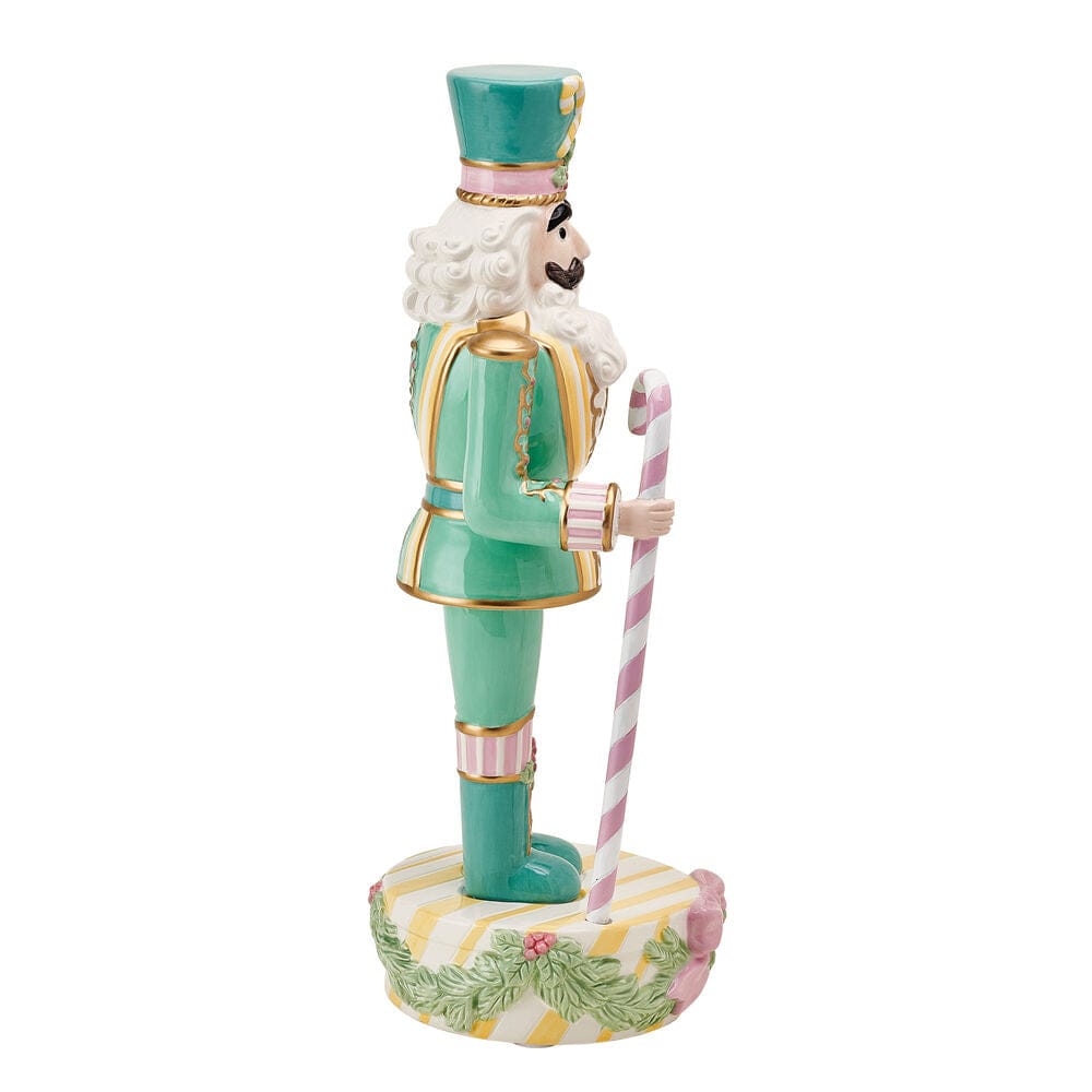 Fitz And Floyd Cotton Candy Soldier Holiday Nutcracker Figurine 17IN
