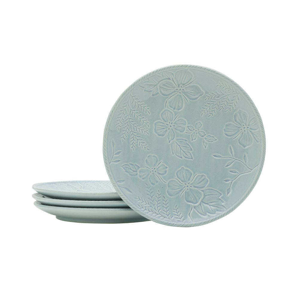 Fitz And Floyd English Garden Set Of 4 Salad Plates