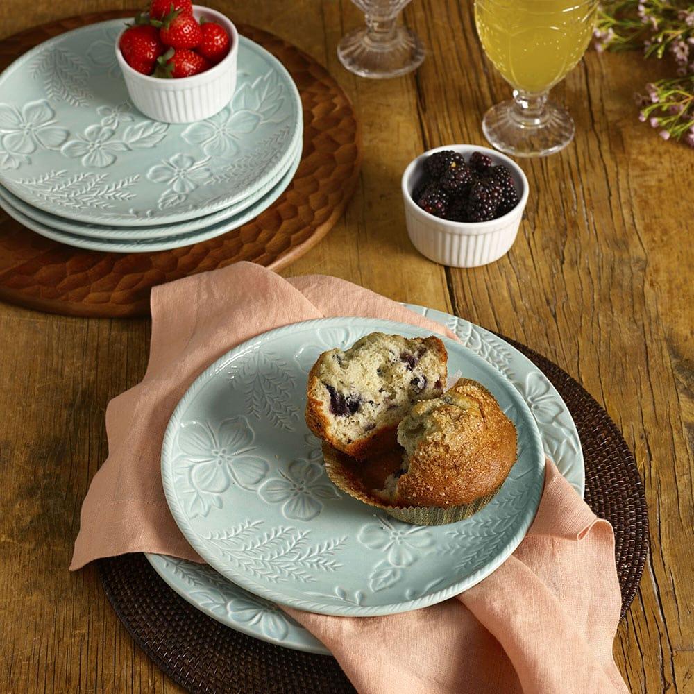 fitz and floyd English Garden Set of 4 Salad Plates