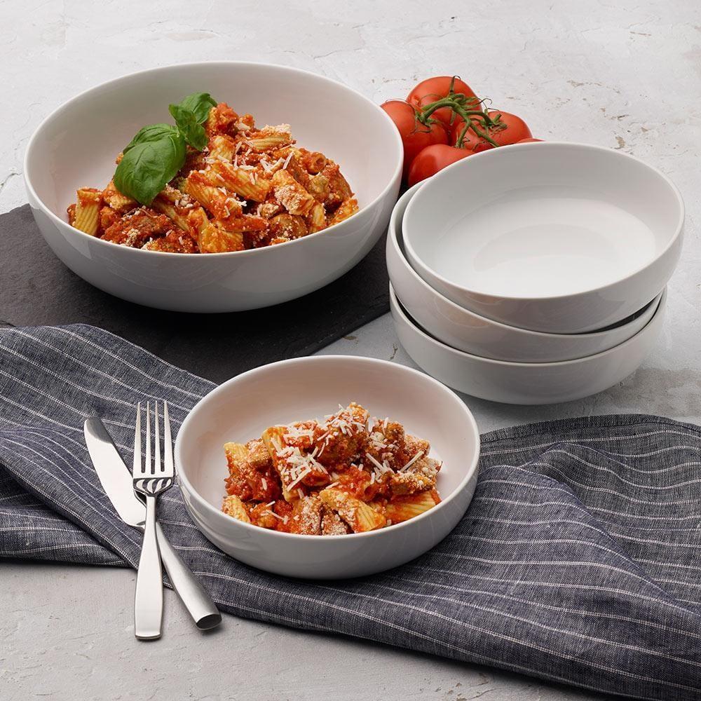 fitz and floyd Everyday White® 5 Piece Pasta Bowl Set