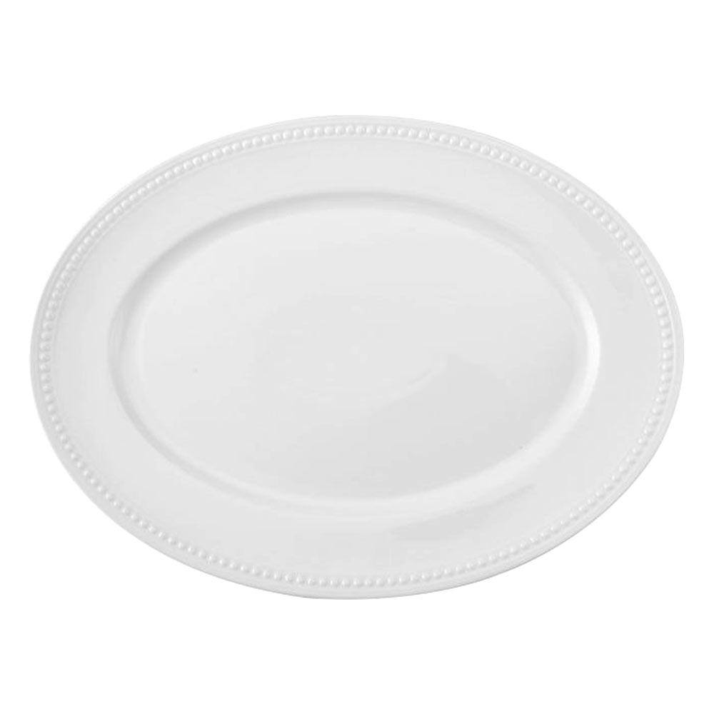 Fitz And Floyd Everyday White® Beaded Serving Bowl And Platter Set