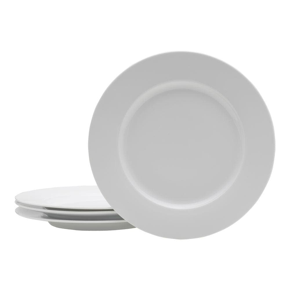 Fitz And Floyd Everyday White® Classic Rim Set Of 4 Dinner Plates