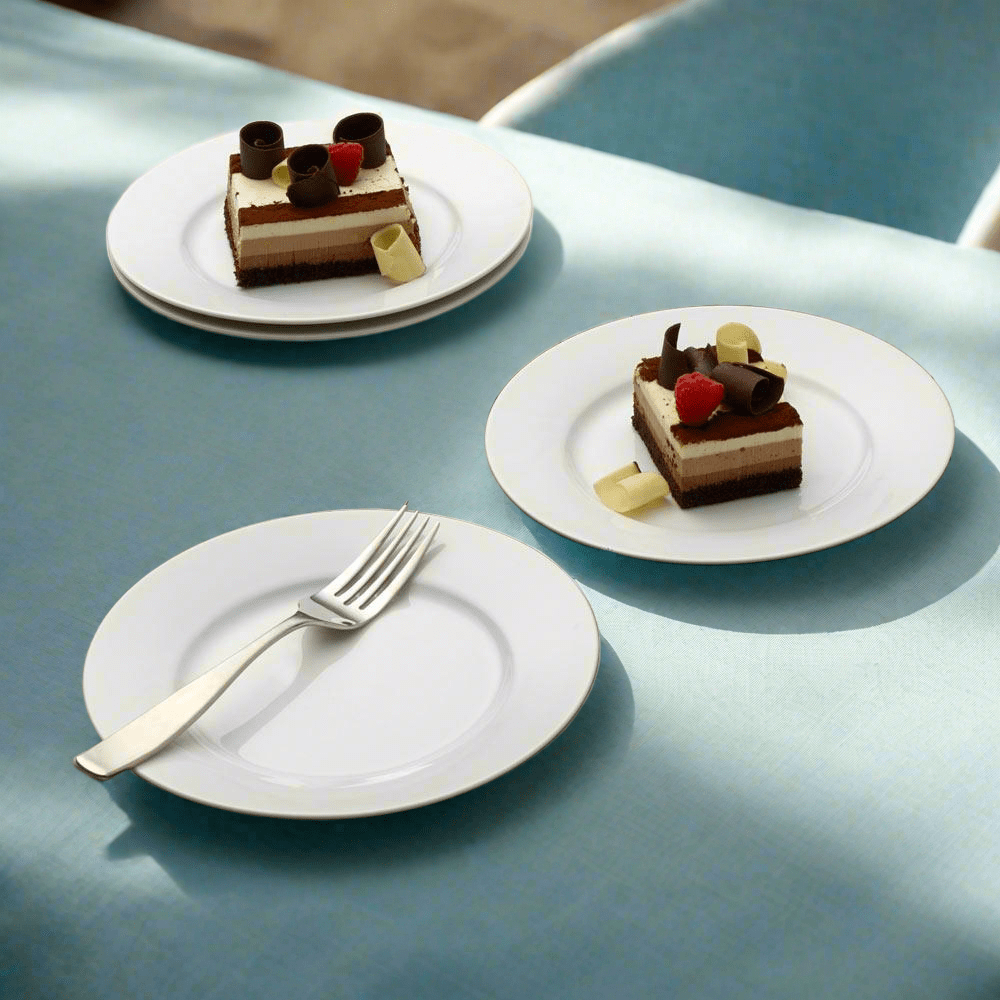 fitz and floyd Everyday White® Classic Rim Set of 4 Salad Plates