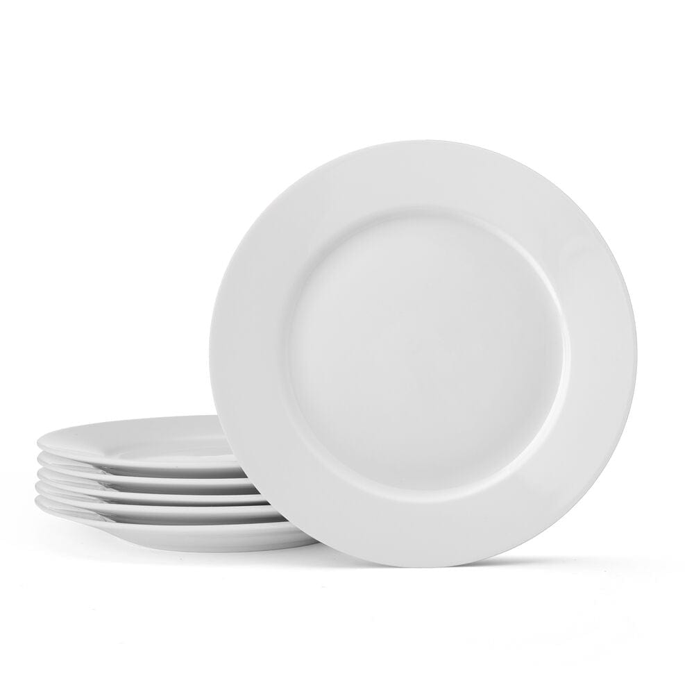 Fitz And Floyd Everyday White® Classic Rim Set Of 6 Appetizer Plates