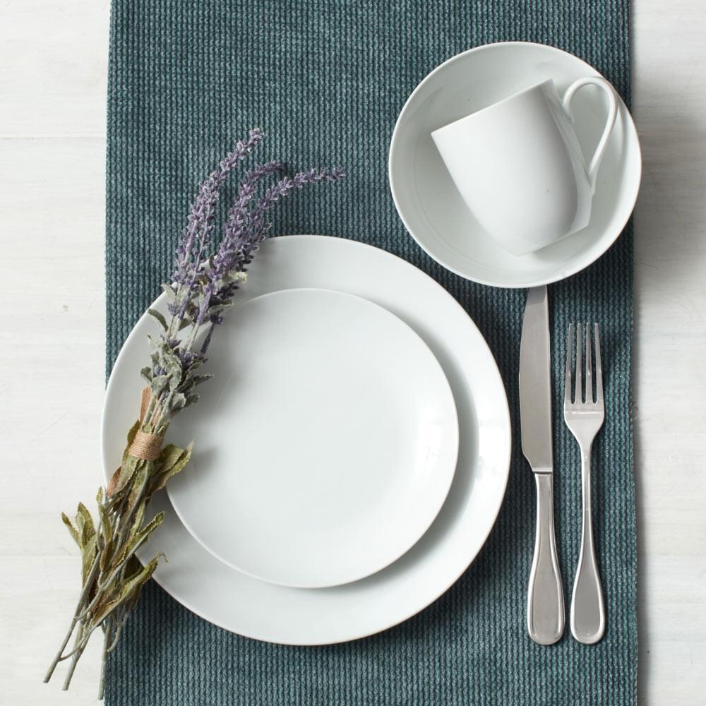 Fitz And Floyd Everyday White® Coupe 16 Piece Dinnerware Set Service For 4