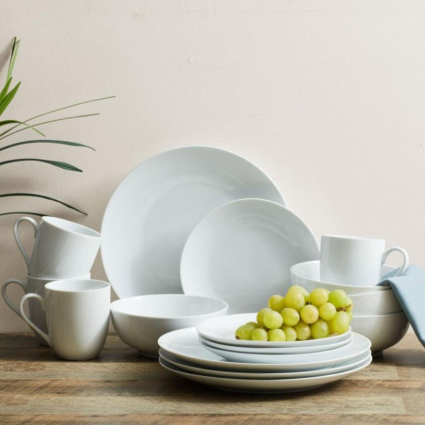 fitz and floyd Everyday White® Coupe 16 Piece Dinnerware Set Service for 4