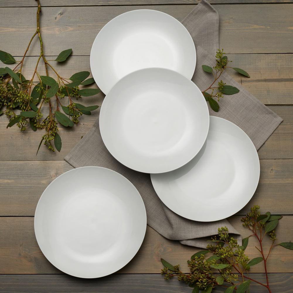 Fitz And Floyd Everyday White® Coupe Set Of 4 Dinner Plates