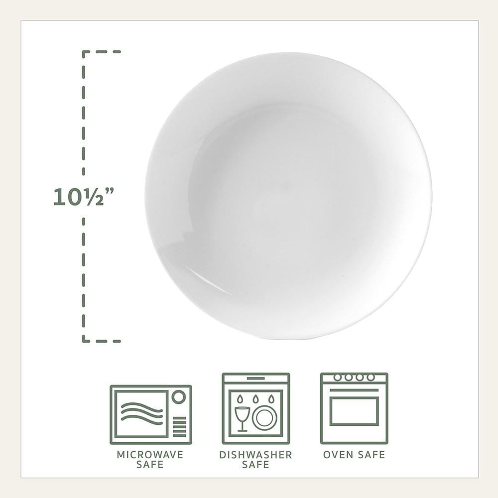Fitz And Floyd Everyday White® Coupe Set Of 4 Dinner Plates