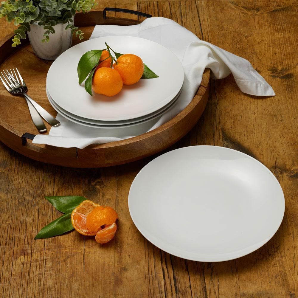 fitz and floyd Everyday White® Coupe Set of 4 Dinner Plates