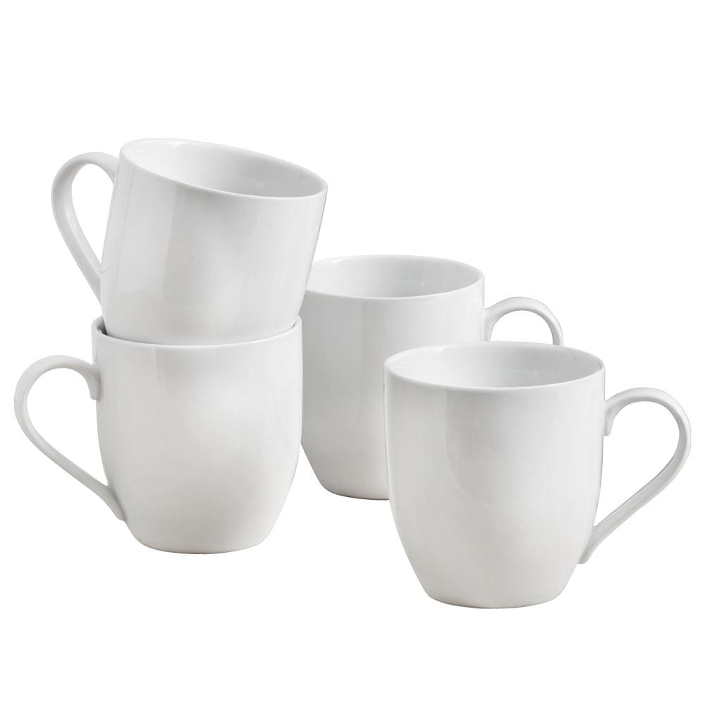 Fitz And Floyd Everyday White® Coupe Set Of 4 Mugs