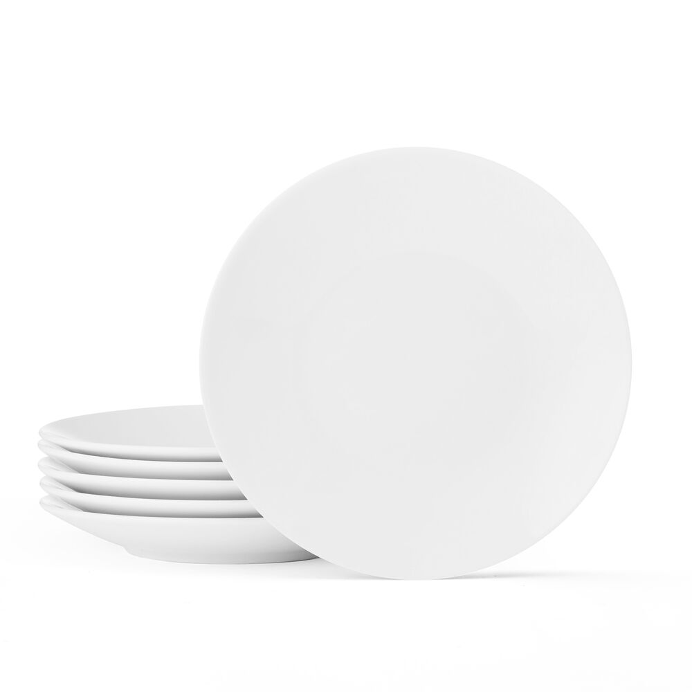 Fitz And Floyd Everyday White® Coupe Set Of 6 Appetizer Plates