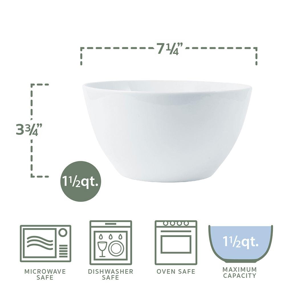 Fitz And Floyd Everyday White® Deep Serving Bowls Set Of 2