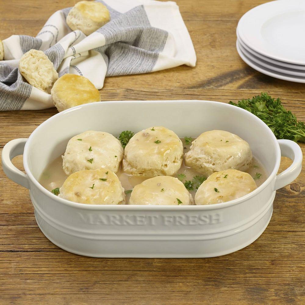 fitz and floyd Everyday White® Market Fresh Casserole Baker 13.25 IN