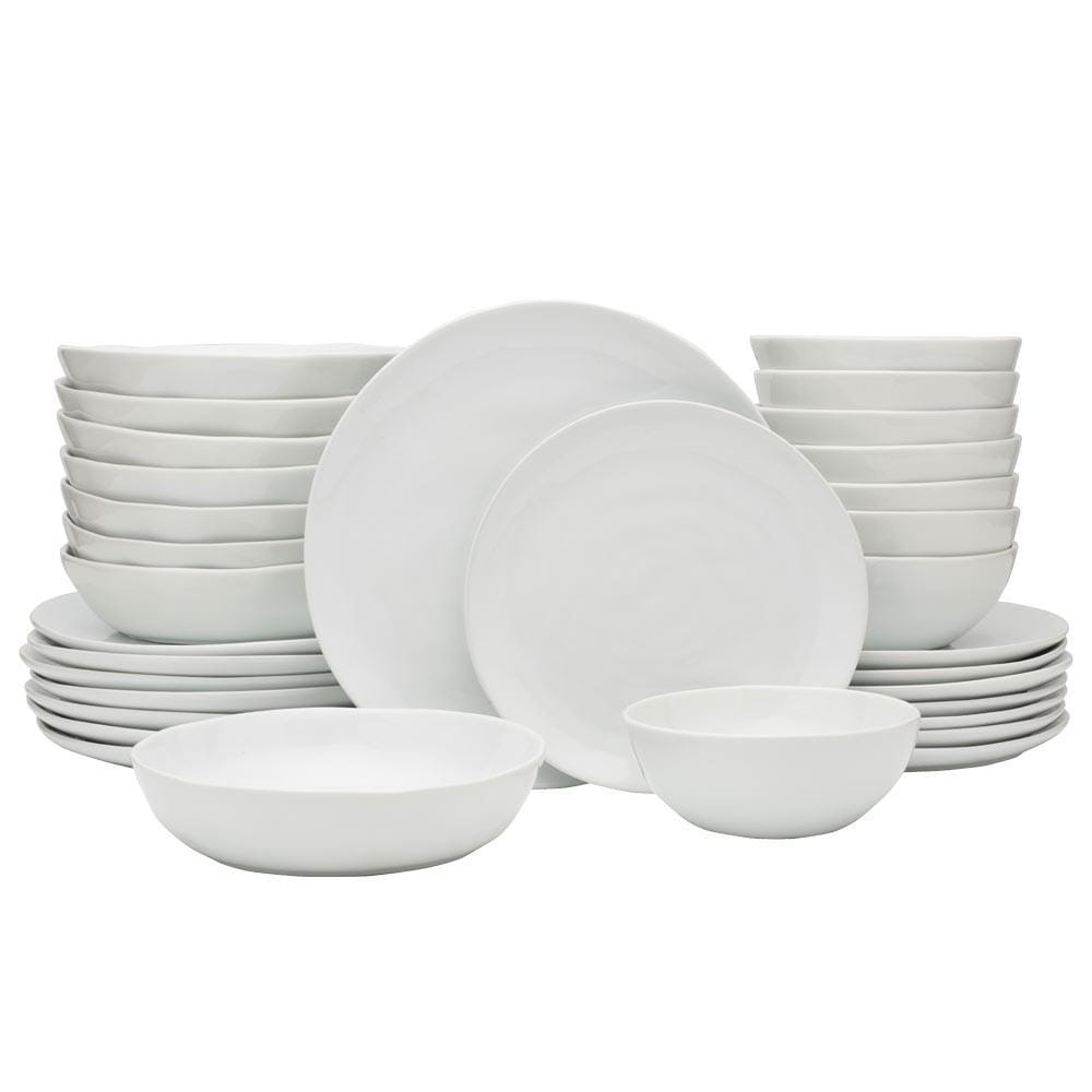Fitz And Floyd Everyday White® Organic 32 Piece Dinnerware Set Service For 8