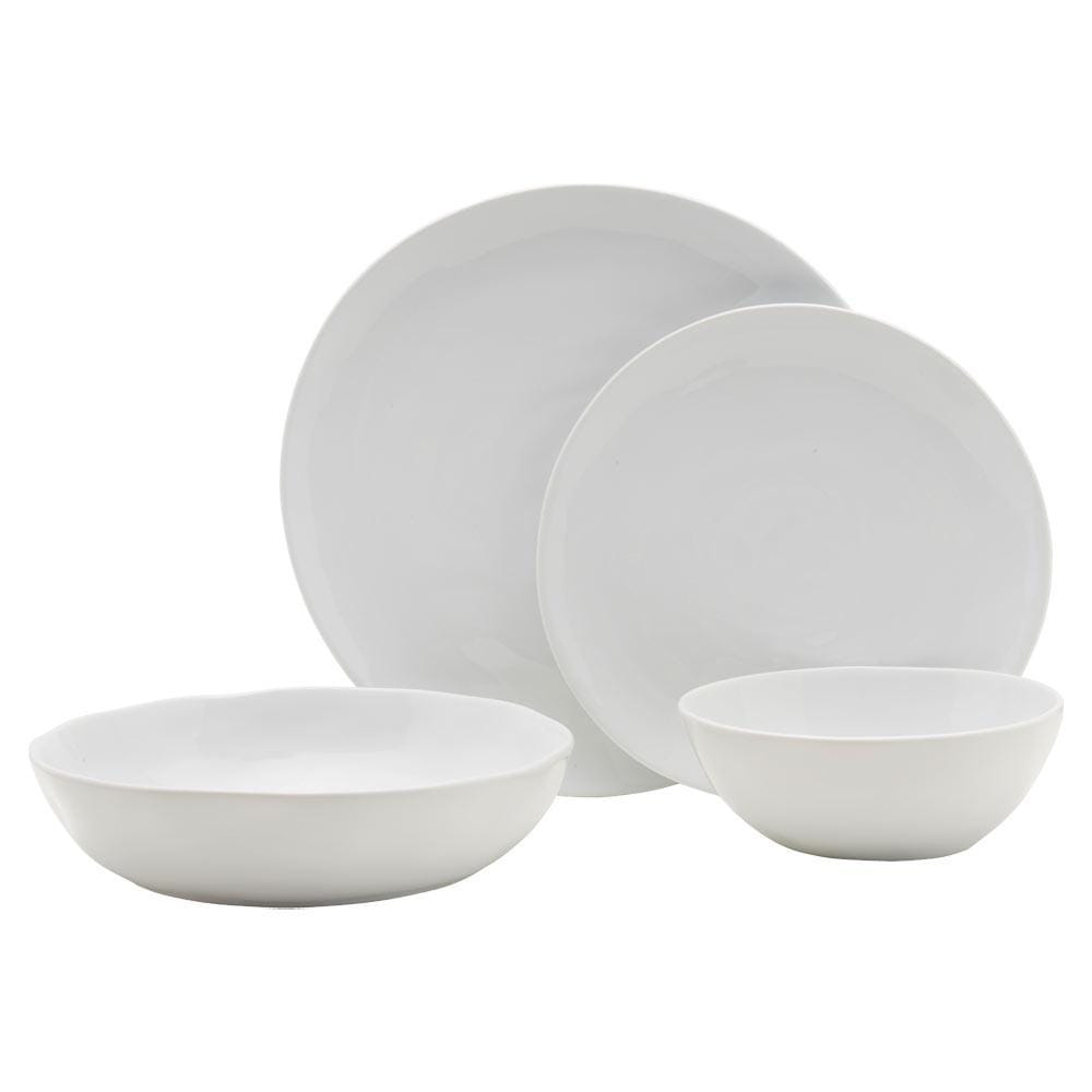 Fitz And Floyd Everyday White® Organic 32 Piece Dinnerware Set Service For 8
