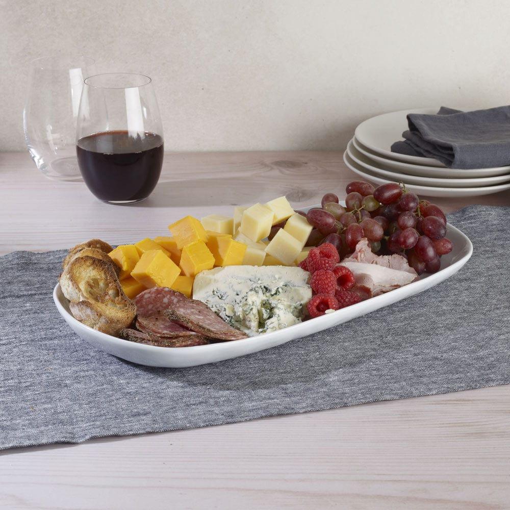 Fitz And Floyd Everyday White® Organic Platter 15 IN