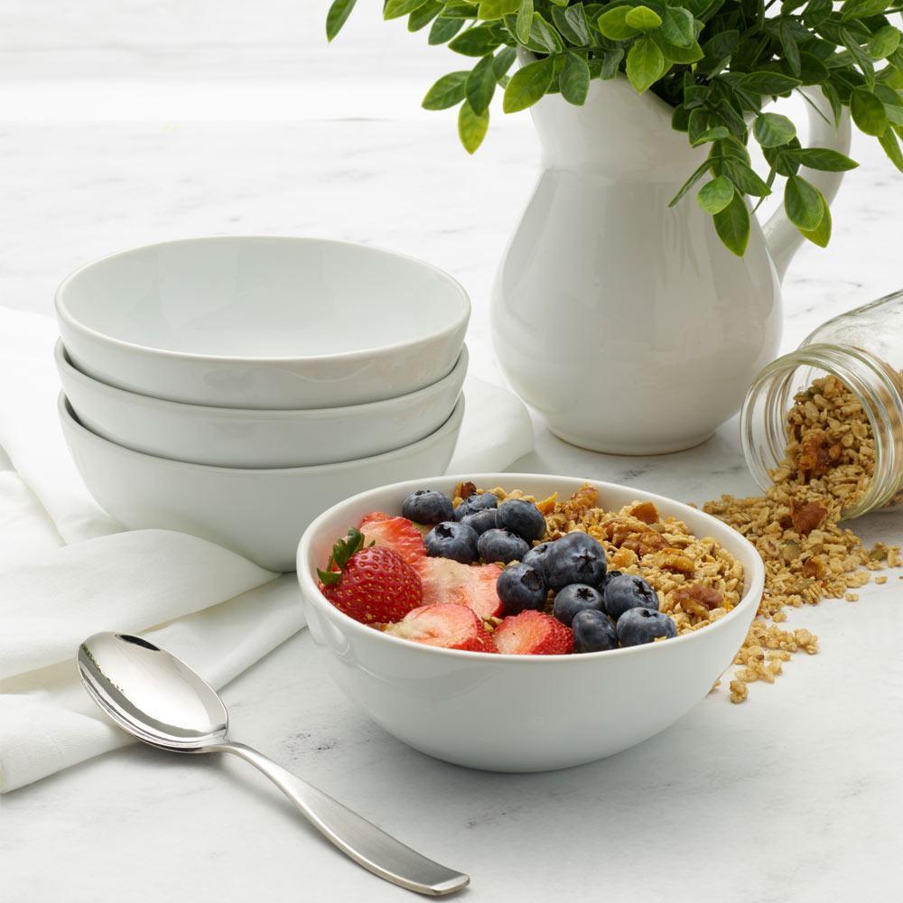 fitz and floyd Everyday White® Organic Set of 4 Soup Cereal Bowls