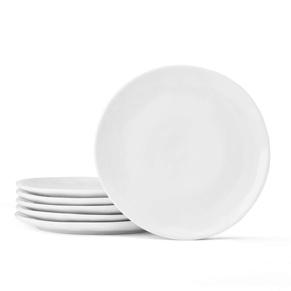 Fitz And Floyd Everyday White® Organic Set Of 6 Appetizer Plates