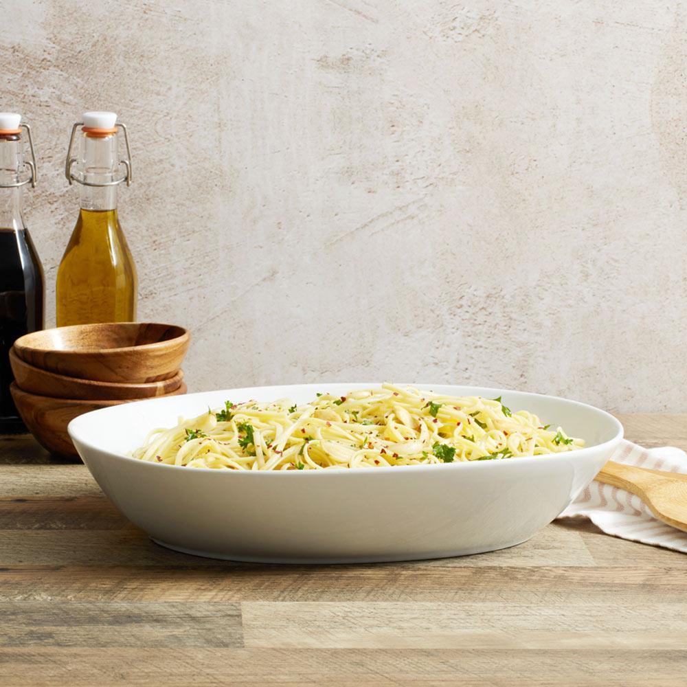 fitz and floyd Everyday White® Oval Serve Bowl 14.25 IN