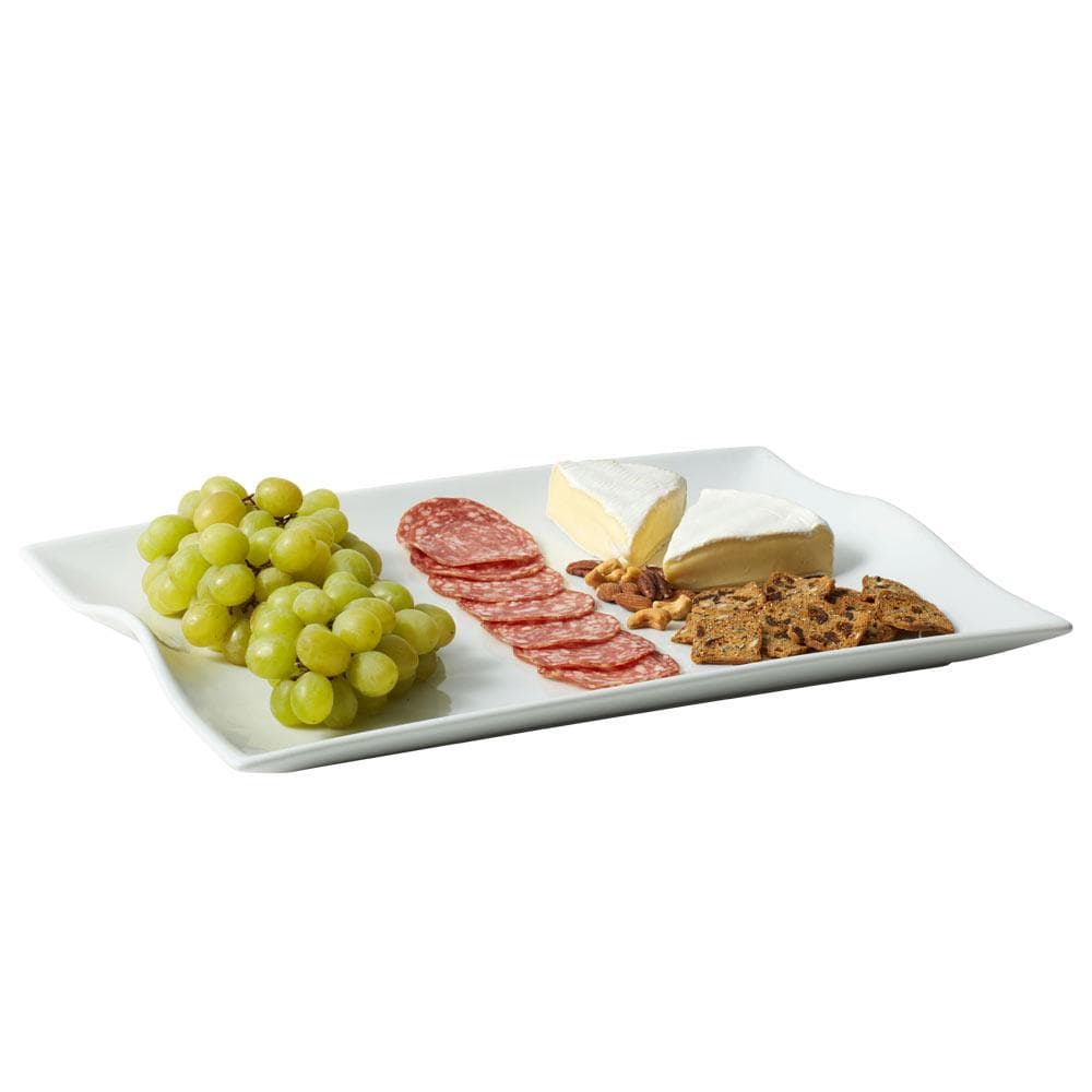Fitz And Floyd Everyday White® Rectangular Handled Serving Platter 18.25 IN