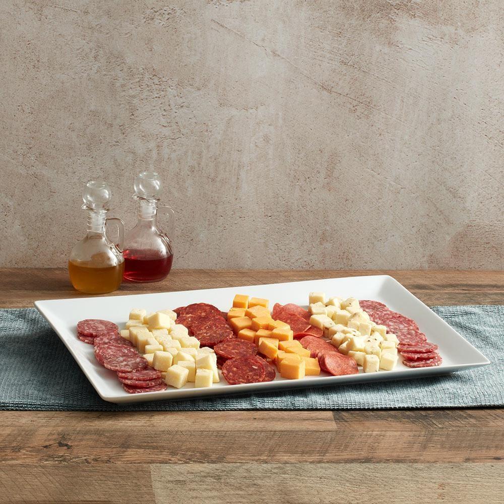 fitz and floyd Everyday White® Rectangular Rim Platter 18.25 IN