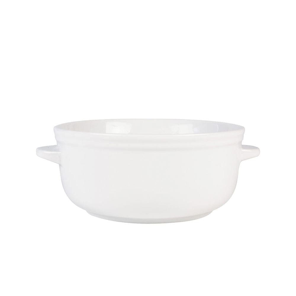 Fitz And Floyd Everyday White® Set Of 4 Soup Double Handle Chili Bowls